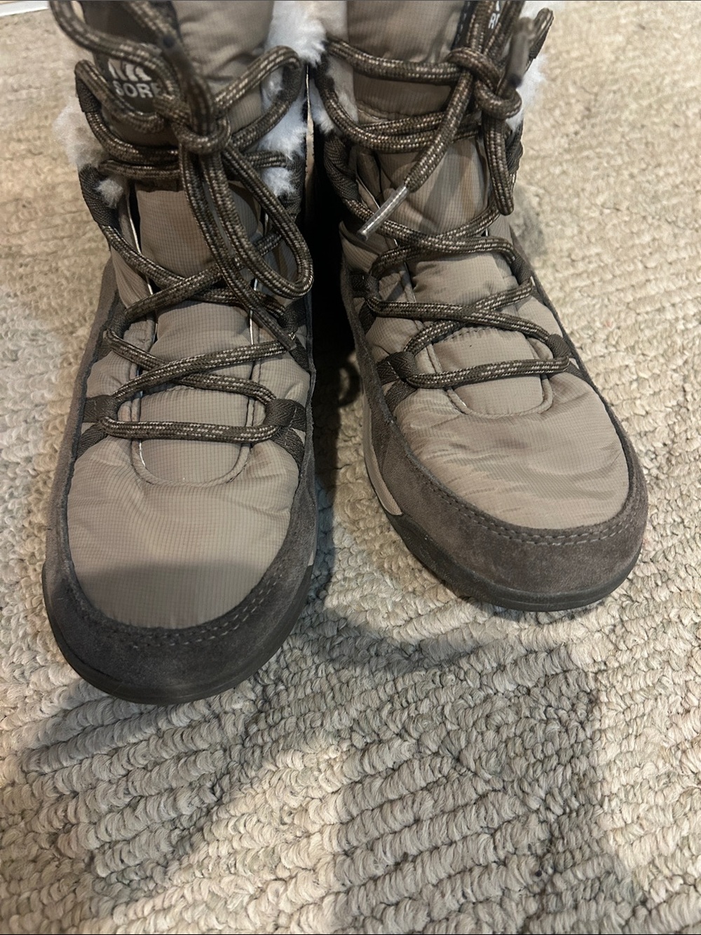 Sorel Women's Winter Lace-Up Boot in Gray - Picture 10 of 13
